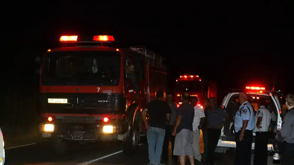 שריפת חורש טבעי ביישוב ניל"י סמוך לזכרון יעקב