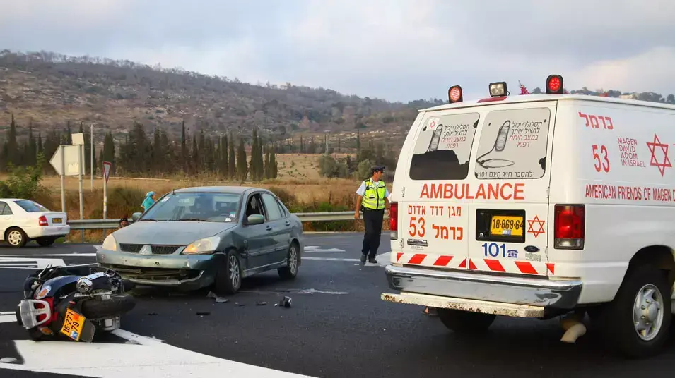 רוכב אופנוע בן 50 נהרג בצומת עין הוד, יוני 2012 רוכב אופנוע בן 50 נהרג בצומת עין הוד, יוני 2012