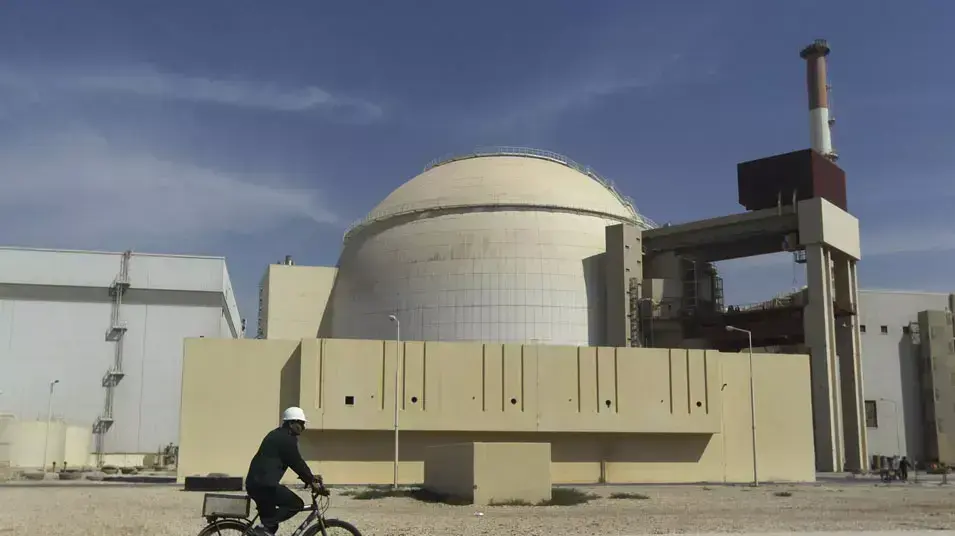 הכור האזרחי להפקת אנרגיה גרעינית סמוך לעיר בושהר, אירן.
