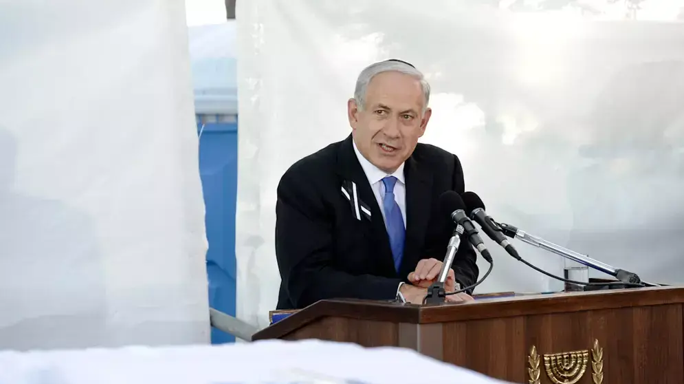 בנימין נתניהו בהלוויית שמיר בנימין נתניהו בהלוויית שמיר