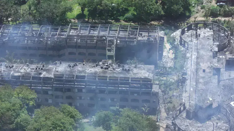 תמונות ארכיון מפיגוע שכוון נגד ישראלים במומבסה, קניה. 2002