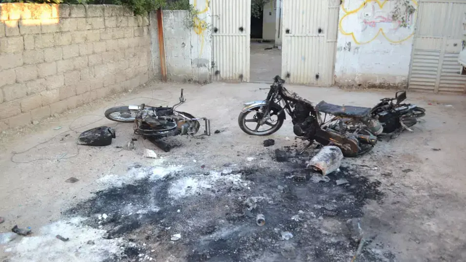 חורבות העיר תירמיסה שבמחוז חמה. סוריה, 15-14 ביולי 2012 חורבות העיר תירמיסה שבמחוז חמה. סוריה, 15-14 ביולי 2012