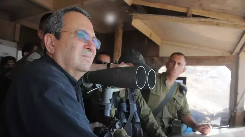 שר הביטחון אהוד ברק בפיקוד צפון ברמת הגולן שר הביטחון אהוד ברק בפיקוד צפון ברמת הגולן