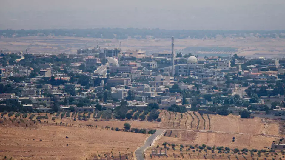 הכפר ג'באתא אל חשב בתצפית מהישוב בוקעתא, יולי 2012 הכפר ג'באתא אל חשב בתצפית מהישוב בוקעתא, יולי 2012