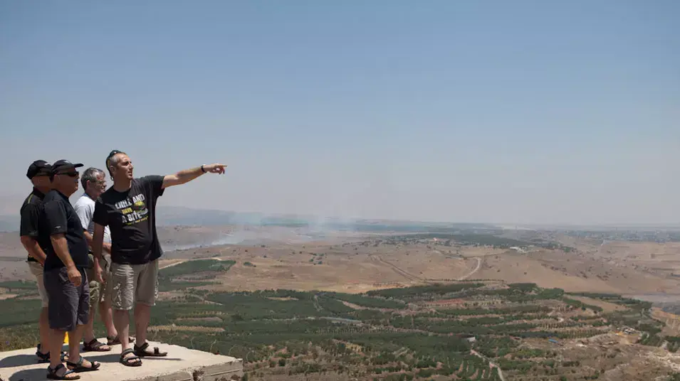 הר ורדה מעל בוקעתא סמוך לגבול הסורי הר ורדה מעל בוקעתא סמוך לגבול הסורי