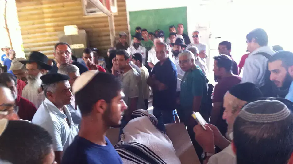 הלווית עקביא מפעי שהצית את עצמו , אוגוסט 2012 הלווית עקביא מפעי שהצית את עצמו , אוגוסט 2012