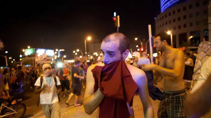 פעילים צעדו אל קריית הממשלה וחסמו את רח' קפלן