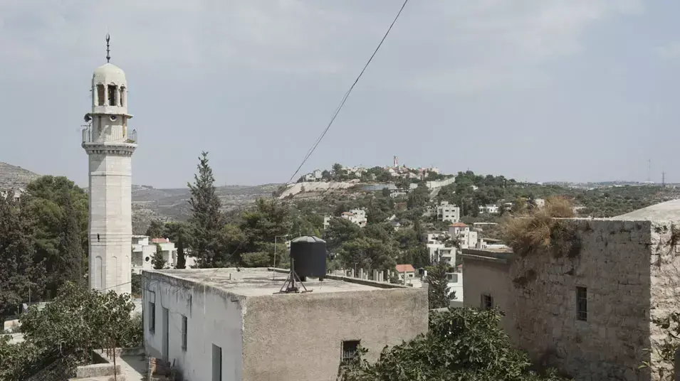 הישוב הפלסטיני מוסלמי, בית עור אל-פוקא, יולי 2012 הישוב הפלסטיני מוסלמי, בית עור אל-פוקא, יולי 2012