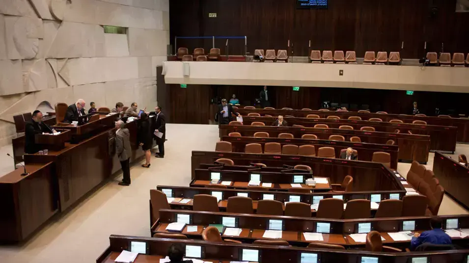 מליאת הכנסת, אוגוסט 2012 מליאת הכנסת, אוגוסט 2012