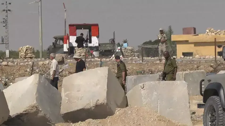 הגדר בגבול מצרים בו חדרו המחבלים לישראל הגדר בגבול מצרים בו חדרו המחבלים לישראל