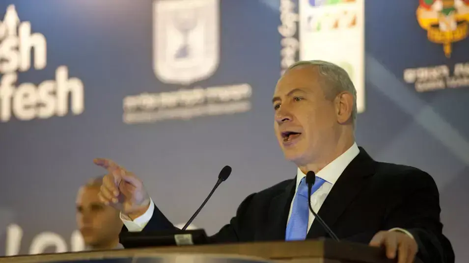 בנימין נתניהו בטקס קבלת פנים לחברי גרעין צבר של תנועת הצופים,אוגוסט 2012 בנימין נתניהו בטקס קבלת פנים לחברי גרעין צבר של תנועת הצופים,אוגוסט 2012