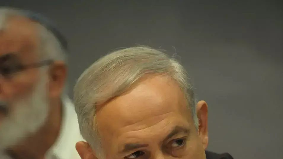 ראש הממשלה בנימין נתניהו בישיבת התקציב הבוקר, אוגוסט 2012