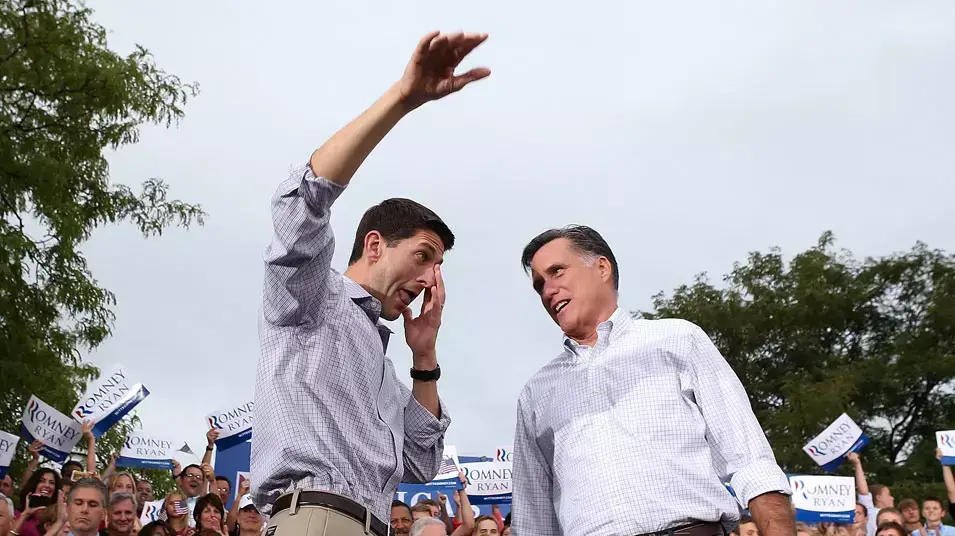 מיט רומני ופול ראיין בוויסקונסין. אוגוסט 2012 מיט רומני ופול ראיין בוויסקונסין. אוגוסט 2012