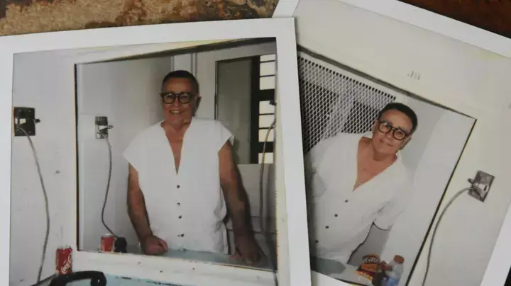 תצלום מיומו האחרון בחיים של קלוד ג'ונס, שהוצא להורג בטקסס בשנת 2000