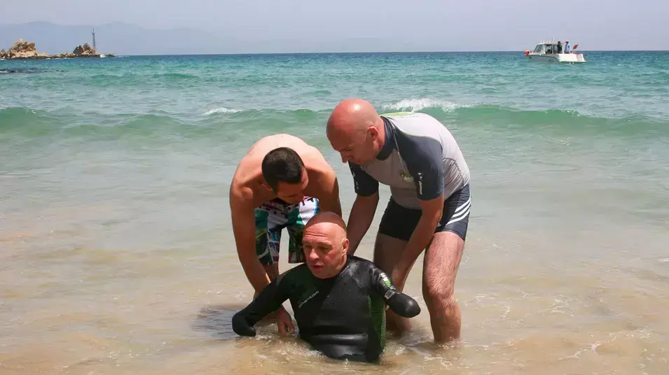 פיליפ קרויזון, שחיין קטוע גפיים. מרוקו, יולי 2012