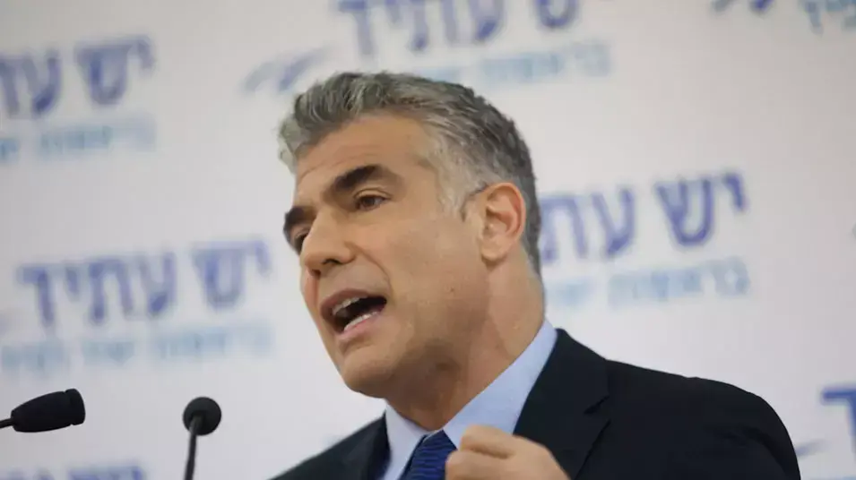 יאיר לפיד בבית סוקולב , אוגוסט 2012