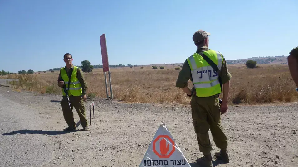 מחנה האימונים ליד קצרין שבו טנק דרס חייל, מחנה גולן, אוגוסט 2012 מחנה האימונים ליד קצרין שבו טנק דרס חייל, מחנה גולן, אוגוסט 2012