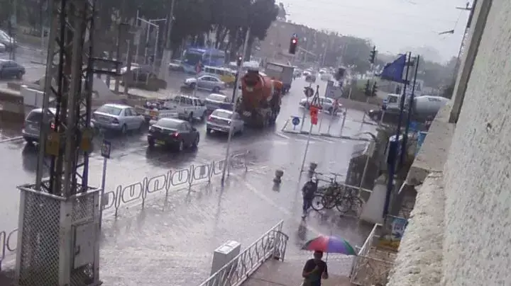 גשם בנהריה, אוגוסט 2012 גשם בנהריה, אוגוסט 2012