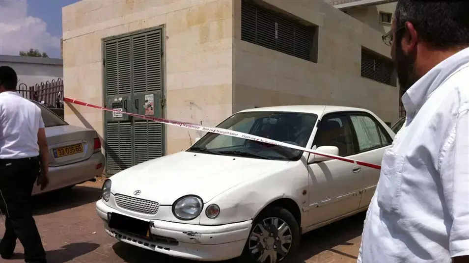 רכב ההסעה שבו נשכח הילד בן ה 4 , מודיעין עלית, אוגוסט 2012