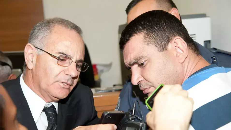 שושן ברבי בדיון על הארכת מעצרו, שלום פתח תקווה, אוגוסט 2012