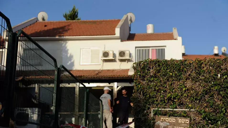 רקטת קסאם פגעה בבית בשדרות רקטת קסאם פגעה בבית בשדרות