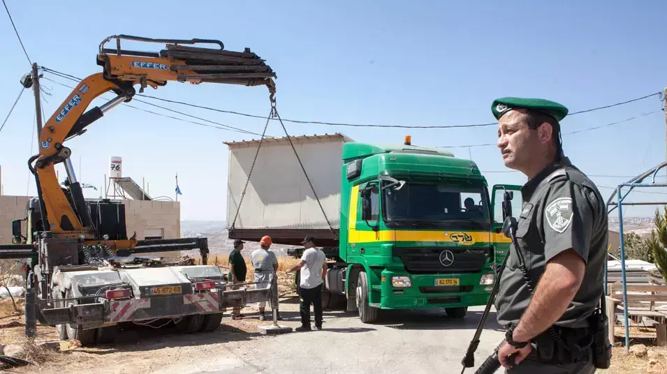 פינוי המבנים במגרון, ספטמבר 2012 פינוי המבנים במגרון, ספטמבר 2012