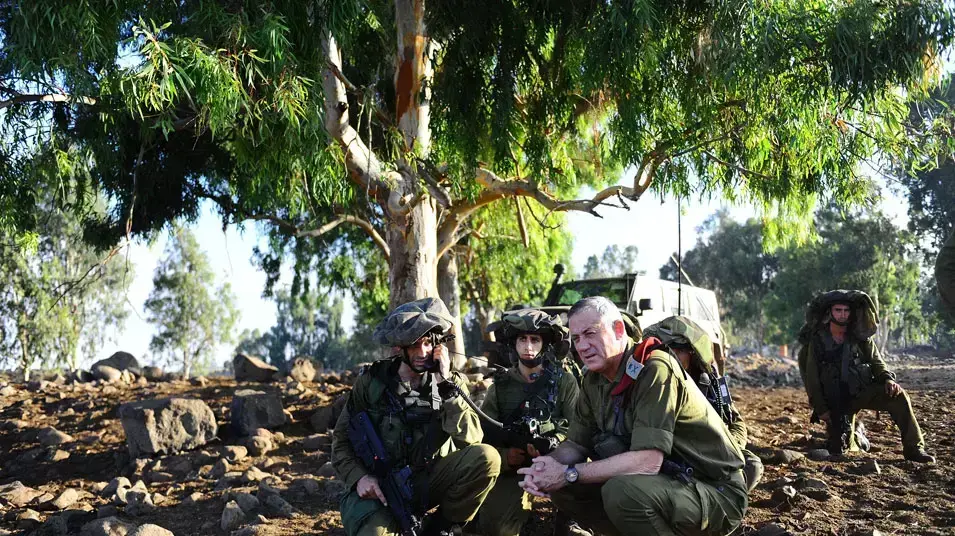 הרמטכ"ל, רב-אלוף בני גנץ, מבקר בתרגיל חטיבתי של גולני ברמת הגולן הרמטכ"ל, רב-אלוף בני גנץ, מבקר בתרגיל חטיבתי של גולני ברמת הגולן