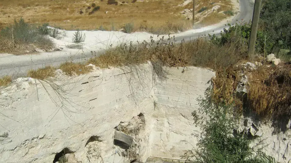 נחל חברון לאחר ניקוי המים המזוהמים