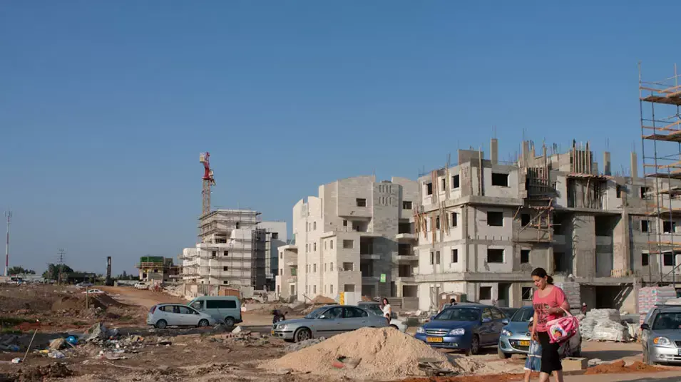 גן ילדים שהוקם באתר בנייה, ספטמבר 2012