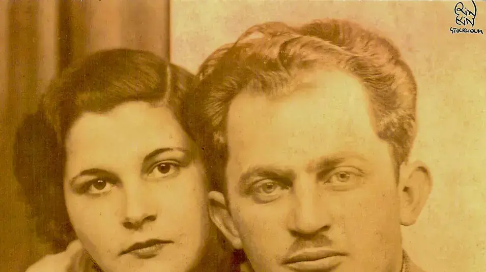 צילה סגל ונוח בן טובים ב-1934