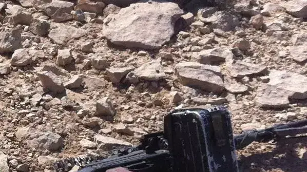כלי נשק ששייך לאחד המחבלים כלי נשק ששייך לאחד המחבלים