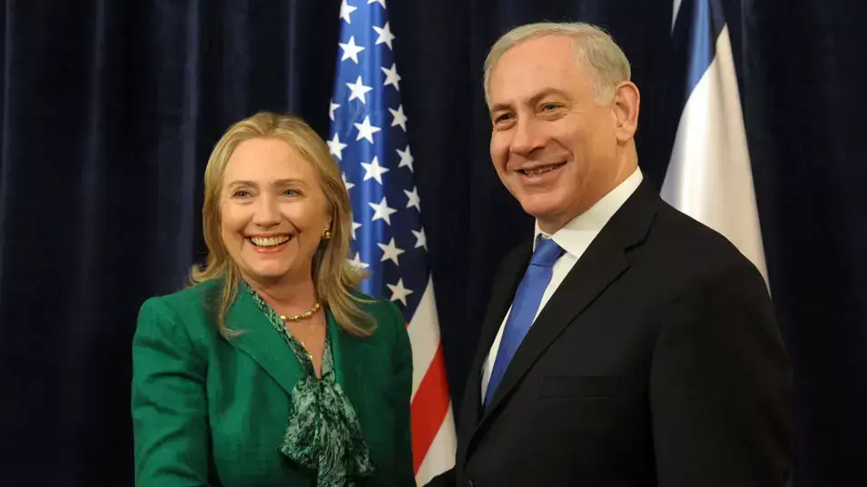 ראש הממשלה בנימין נתניהו, מזכירת המדינה האמריקאית הילרי קלינטון בעצרת הכללית של האו"ם