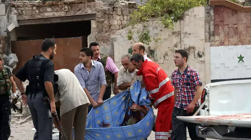 תצלומים שהפיצה סוכנות הידיעות הסורית מזירת הפיגוע המשולש בחלב. 3 באוקטובר 2012 תצלומים שהפיצה סוכנות הידיעות הסורית מזירת הפיגוע המשולש בחלב. 3 באוקטובר 2012