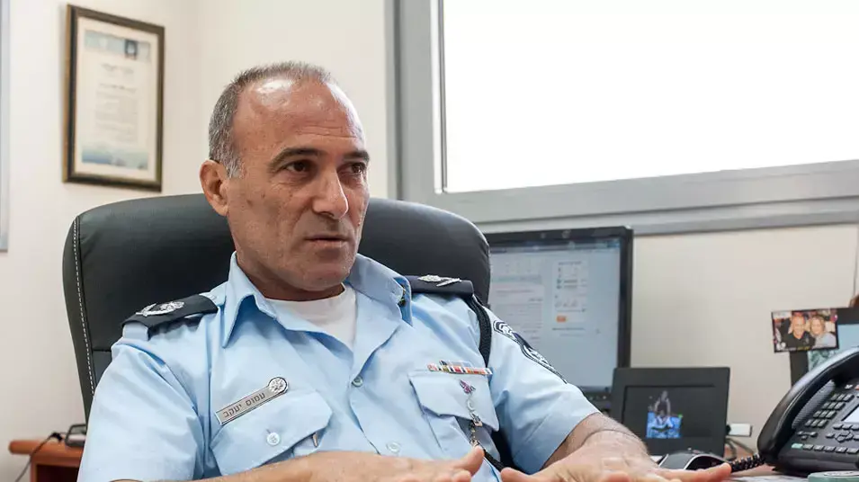 עמוס יעקב מפקד מחוז ש"י,אוקטובר 2012 עמוס יעקב מפקד מחוז ש"י,אוקטובר 2012