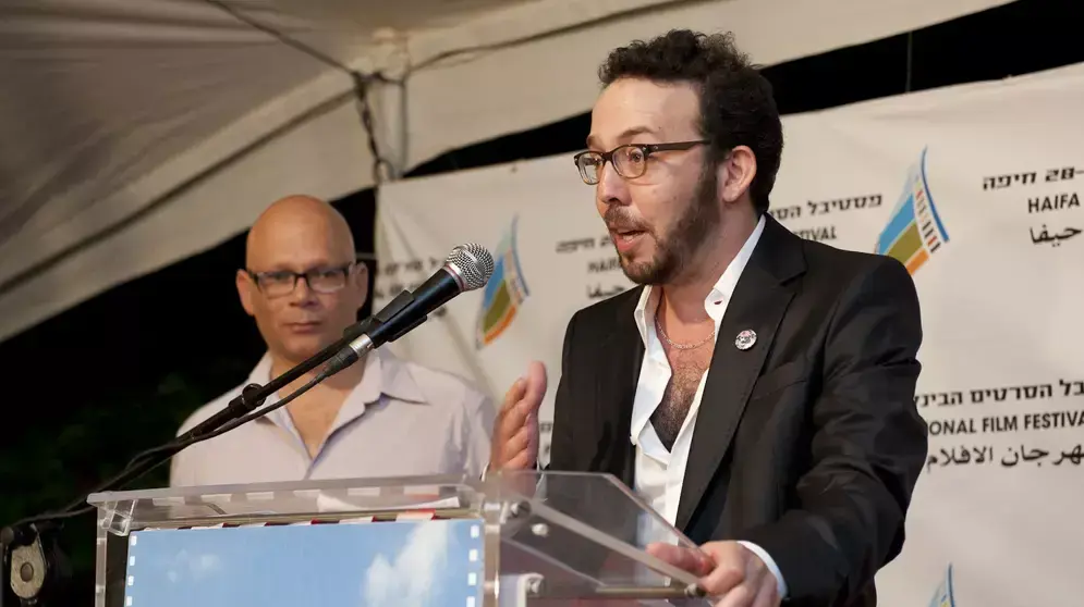 יונתן גורפינקל, טקס חלוקת פרסי פסטיבל חיפה 2012 יונתן גורפינקל, טקס חלוקת פרסי פסטיבל חיפה 2012