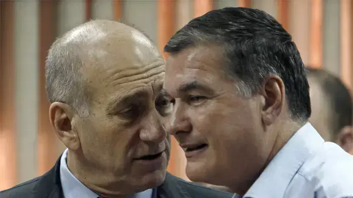 אהוד אולמרט וחיים רמון אהוד אולמרט וחיים רמון