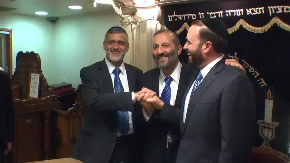 הרב החליט: דרעי, ישי ואטיאס ינהיגו יחד את ש"ס