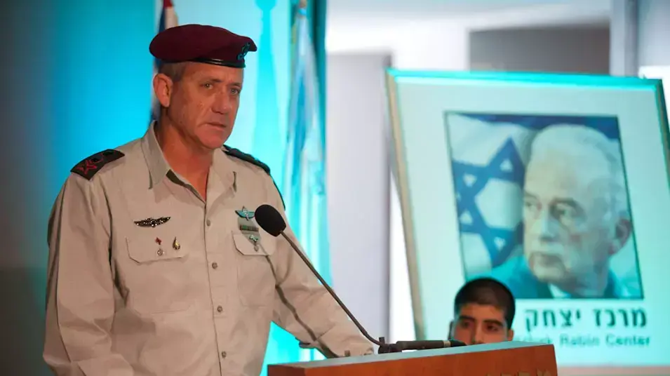 הרמט"כל בני גנץ ביום עיון של פורום המטה הכללי לזכרו של יצחק רבין, אוקטובר 2012