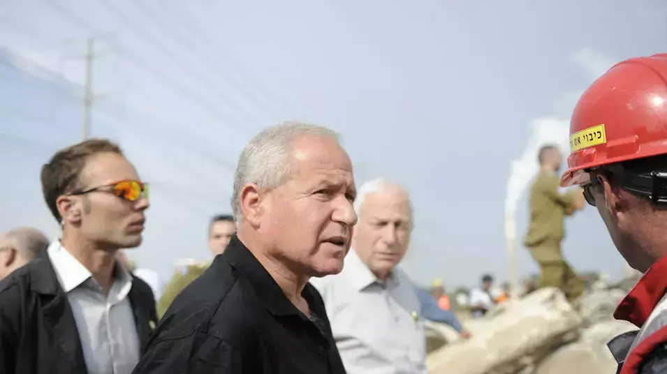 אבי דיכטר בתרגיל חירום לאומי נקודת מפנה 6 בדרום, אוקטובר 2012 אבי דיכטר בתרגיל חירום לאומי נקודת מפנה 6 בדרום, אוקטובר 2012