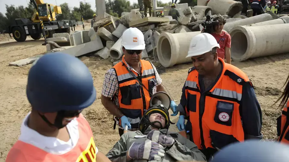 כשברקע הפיצוצים מעזה: בתחנת הכוח תרגלו רעש אדמה