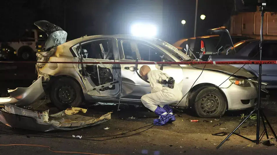 גבר נהרג בהתפוצצות מכוניתו באשקלון, אוקטובר 2012 גבר נהרג בהתפוצצות מכוניתו באשקלון, אוקטובר 2012