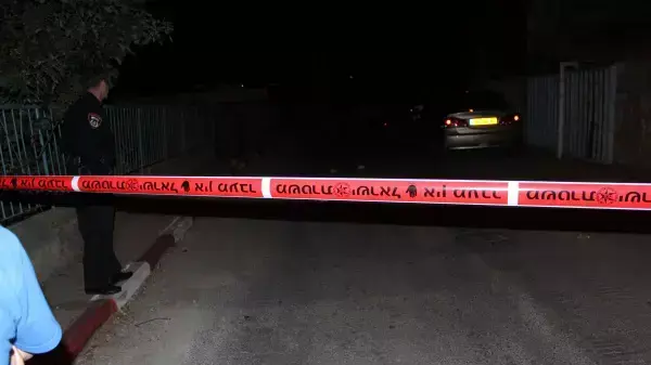 זירת רצח בה נורה צעיר במכוניתו בכפר מרר, 23 אוקטובר 2012
