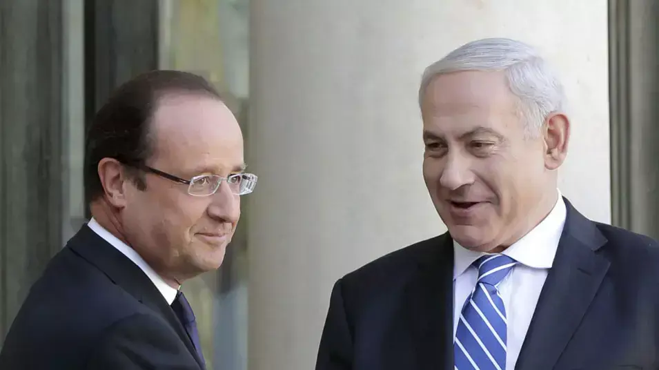 ראש הממשלה בנימין נתניהו ונשיא צרפת פרנסואה הולנד בפריז ראש הממשלה בנימין נתניהו ונשיא צרפת פרנסואה הולנד בפריז