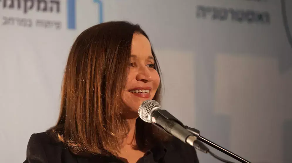 שלי יחימוביץ' בכנס הבחירות השלושה עשר, אוקטובר 2012 שלי יחימוביץ' בכנס הבחירות השלושה עשר, אוקטובר 2012