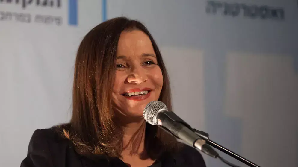 שלי יחימוביץ' בכנס הבחירות השלושה עשר, אוקטובר 2012