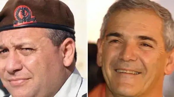 האלוף גדי איזנקוט והאלוף אבי מזרחי המתמודדים על תפקיד סגן הרמטכ"ל