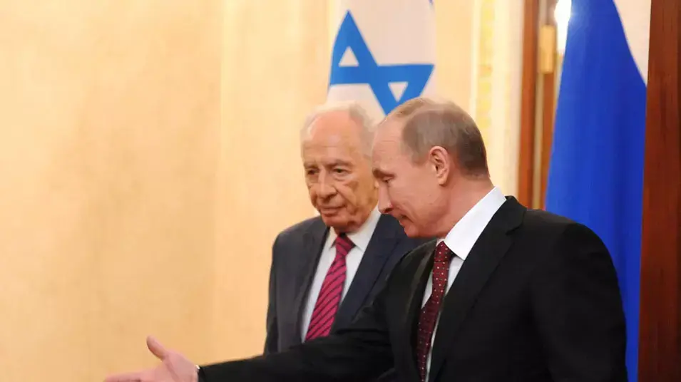 שמעון פרס נפגש עם ולדימיר פוטין בקרמלין, רוסיה שמעון פרס נפגש עם ולדימיר פוטין בקרמלין, רוסיה
