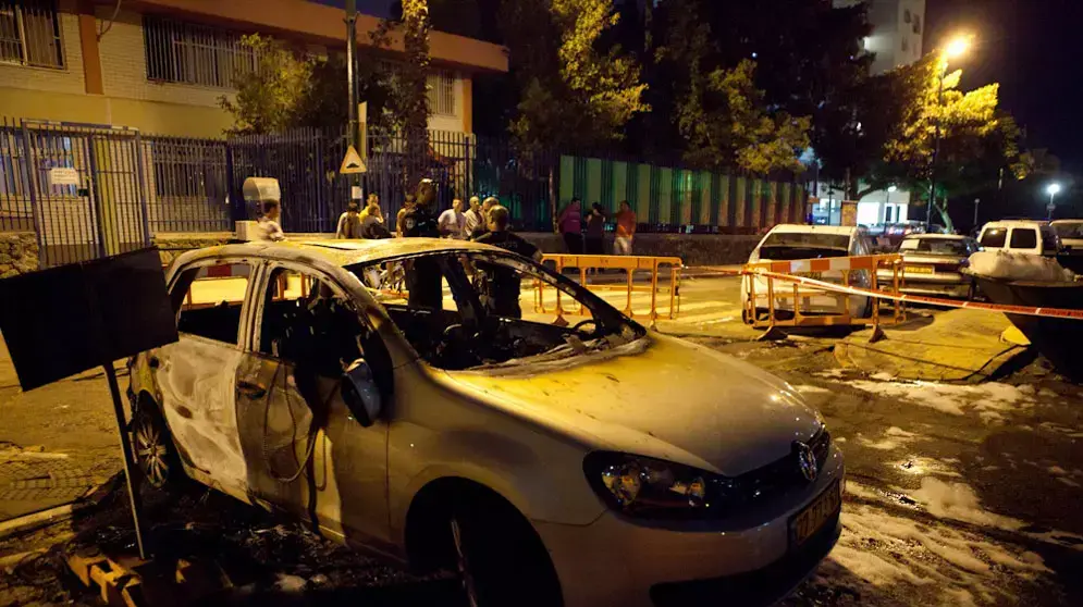 הרכב שהשתתף בניסיון חיסול בכיכר וולפסון בחולון הרכב שהשתתף בניסיון חיסול בכיכר וולפסון בחולון