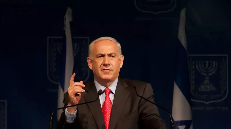 ראש הממשלה בנימין נתניהו נפגש עם שגרירים באשקלון, נובמבר 2012