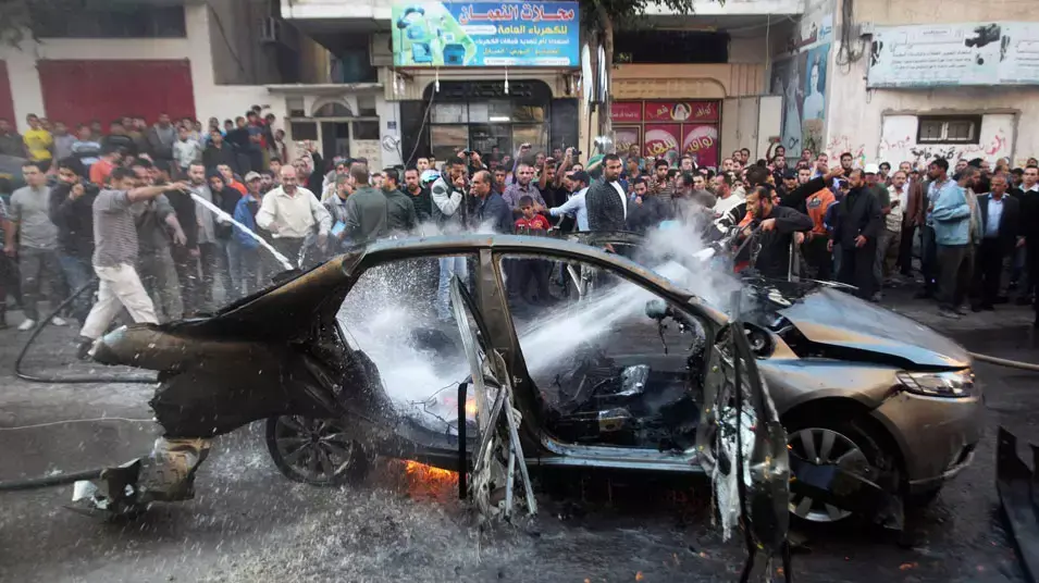 תמונות מחיסול ג'עברי בעזה תמונות מחיסול ג'עברי בעזה